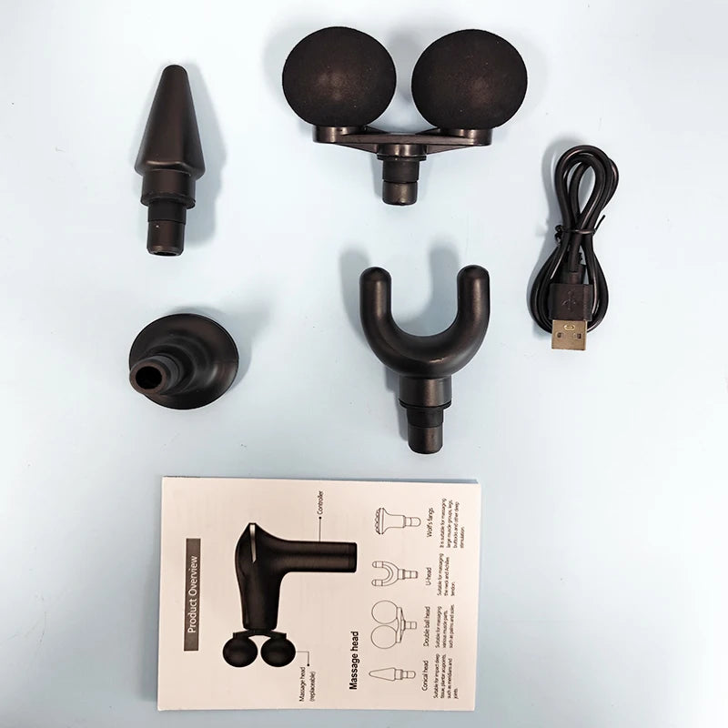 Mini Pistolet de Massage — Récupération Musculaire Silencieuse