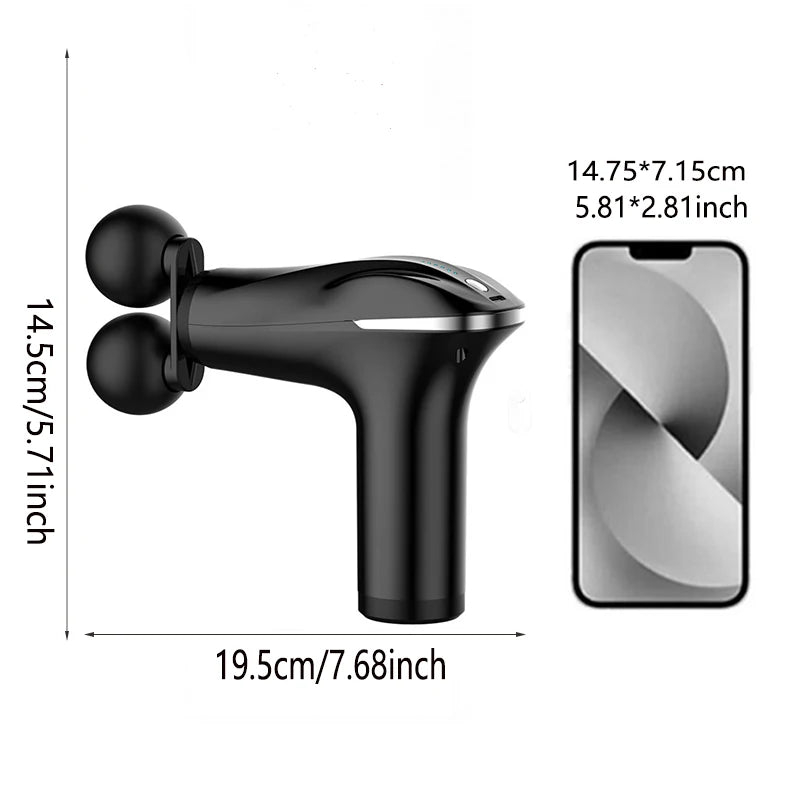 Mini Pistolet de Massage — Récupération Musculaire Silencieuse