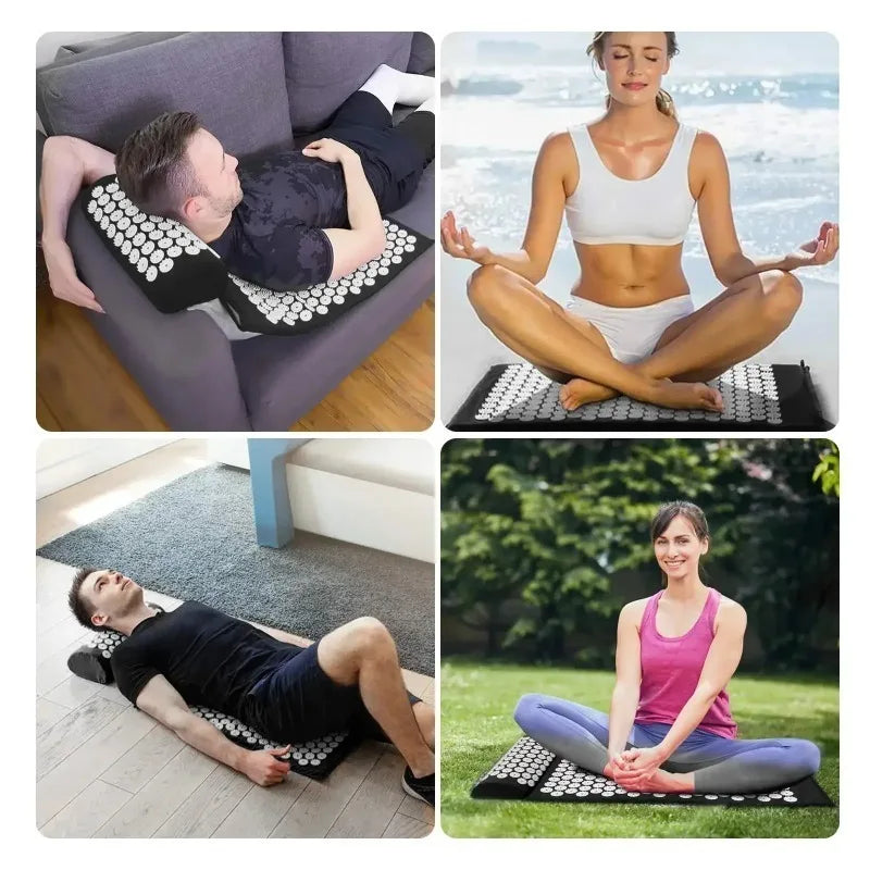 Tapis d'Acupression + Coussin — Set Relaxation & Anti-Stress