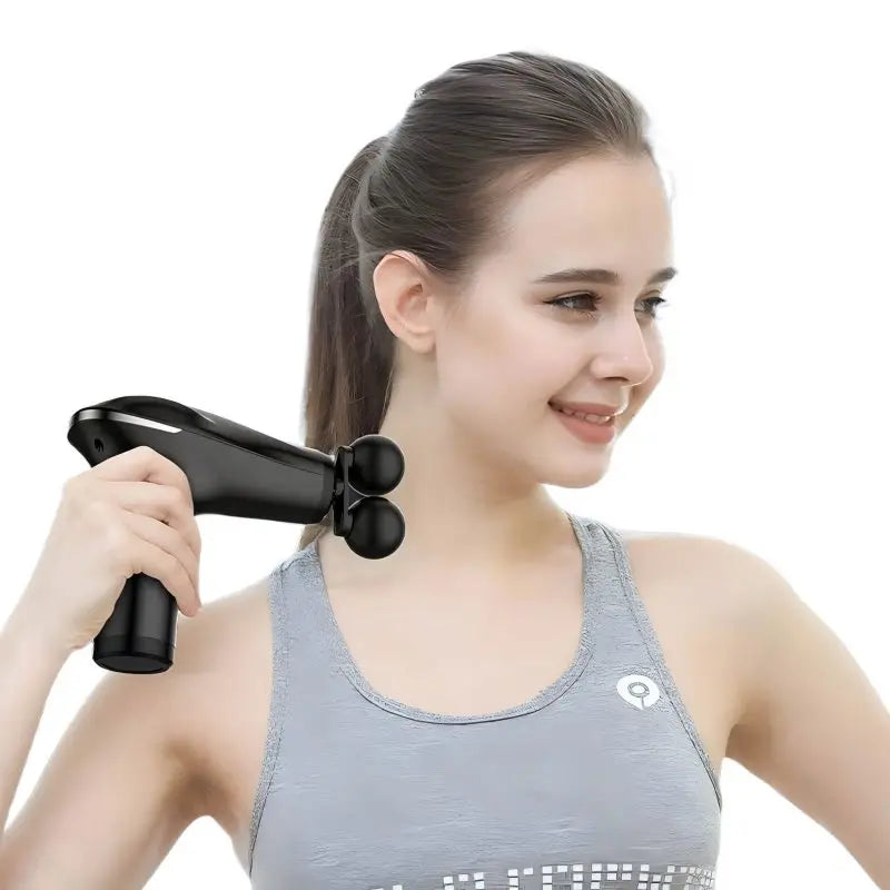 Mini Pistolet de Massage — Récupération Musculaire Silencieuse